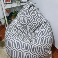 Gambar sofa bean bag Avocado hexa grey dari BEAN BAG BANDUNG undefined 2 Tokopedia