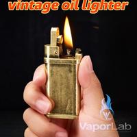 Gambar Termurah !! korek api classic sumbu minyak retro brass vintage oil lighter yubang gift box - 2836 GOLD POLOS dari SUPRIADEY undefined 1 Tokopedia
