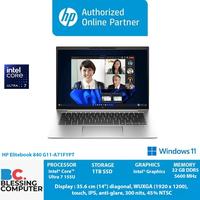 Gambar HP Elitebook 840 G11-A71FYPT Core Ultra 7 155U 32GB 1TB W11 Pro Silver dari HP Authorized by Blessing Computer undefined 1 Tokopedia