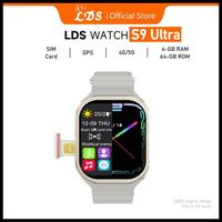 Gambar Good Quality Lds 4G Smartwatch S9 Ultra Sim Card Wifi 4+64Gb Jam Bluetooth Gps Nfc Full Touch Screen Phone Call Ip68 Waterproof Monitor Layar Kalkulator - Black dari Garuda Gears undefined 4 Tokopedia
