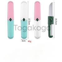 Gambar Pisau Peeler Pengupas Buah 2 In 1 Pisau Travelling / Saku Multifungsi 2 Sisi Pisau Dan Peeler / Pisau 2In1 Serbaguna - Biru Pink dari Togakoga Store undefined 3 Tokopedia