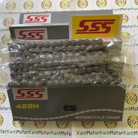 Gambar Rantai CHAIN SSS 428H 110L 120L 130L HITAM - 110L dari KANH MOTOR undefined 3 Tokopedia