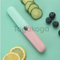 Gambar Pisau Peeler Pengupas Buah 2 In 1 Pisau Travelling / Saku Multifungsi 2 Sisi Pisau Dan Peeler / Pisau 2In1 Serbaguna - Biru Pink dari Togakoga Store undefined 5 Tokopedia