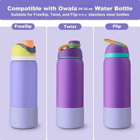 Gambar Owala Bottle Boot Owala Silicone Boot Tumbler Botol Minum Owala Tatakan Gelas Silikon Anti Selip Glitter 24oz/32oz - Light Pink, 32-oz dari Miraseler undefined 4 Tokopedia
