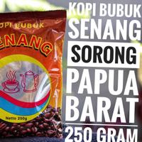 Gambar Kopi Bubuk Senang Asli Sorong Papua 250 Gram Kopi Tradisional Warisan Nusantara dari Tanah Papua dari Cafe Gochil undefined 1 Tokopedia