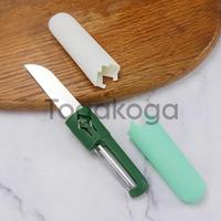 Gambar Pisau Peeler Pengupas Buah 2 In 1 Pisau Travelling / Saku Multifungsi 2 Sisi Pisau Dan Peeler / Pisau 2In1 Serbaguna - Biru Pink dari Togakoga Store undefined 4 Tokopedia
