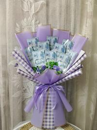 Gambar Krangka bucket uang money bouquet bucket bunga | belum termasuk isi uang - Hitam dari AJD Florist undefined 1 Tokopedia