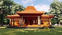 Gambar Rumah joglo jawa model village kualitas pakai kayu jati TPK perhutani dari Barokah Jati furni undefined 1 Tokopedia