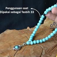 Gambar Tasbih Batu Pirus Turquoise Persia Stone Asli Original Super Grade A dari Gelang Tasbih Premium undefined 4 Tokopedia