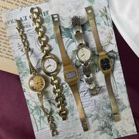 Gambar TERLARIS Jam tangan Vintage Watch y2k style jam tangan arloji classy retro branded new second lucu - 3 Gloria gold dari WAYAH STORE_NEW undefined 4 Tokopedia