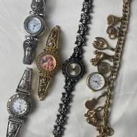 Gambar TERLARIS Jam tangan Vintage Watch y2k style jam tangan arloji classy retro branded new second lucu - 3 Gloria gold dari WAYAH STORE_NEW undefined 3 Tokopedia