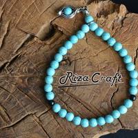 Gambar Tasbih Batu Pirus Turquoise Persia Stone Asli Original Super Grade A dari Gelang Tasbih Premium undefined 5 Tokopedia
