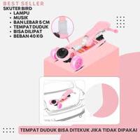 Gambar PASAR ASEMKA13  - Scooter Anak SNI Roda 3 in 1 Skuter Bird Kickboard Otoped Anak Dengan Lampu LED kursi dan Musik Outdoor Indoor Mainan Bisa Lipat Injak Pedal Roller Skateboard untuk 2-8 tahun Multifungsi Anak Laki-laki Perempua dari PASAR ASEMKA13 undefined 5 Tokopedia
