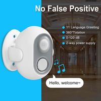 Gambar Daytech Selamat Datang Sensor Gerak Otomatis Bel Sensor Pintu Masuk Toko Alarm Rumah Anti Maling W06 - HW06-2pcs dari Yumna Znn undefined 5 Tokopedia