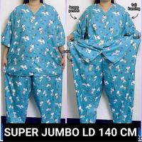 Gambar SUPER JUMBO LD 140 -SET PIYAMA - BAJU TIDUR WANITA CP KOALA LEAVES - MOTIF 5 dari SLEEPWEARS NEW SHOP undefined 1 Tokopedia