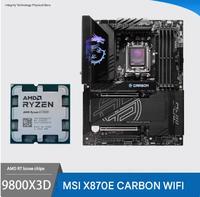 Gambar CPU Processor AMD Ryzen 7 - R7 9800X3D loose chip + MSI X670E GAMING PLUS WIFI  – Prosesor Gaming & Produktivitas Octa-Core 5nm - + MSI X670E dari Blumenzauber undefined 5 Tokopedia