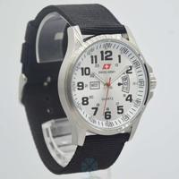 Gambar Swiss Army Jam Tangan Pria Analog Kanvas Nylon 954 Tanggal Hari asli - Hitam kuning dari join_medica3 undefined 5 Tokopedia