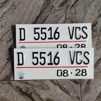 Gambar Plat Nomer Custom Baut Tanam Terbaru - Hitam, 1 pcs dari DHASHU OFFICIAL STORE undefined 4 Tokopedia