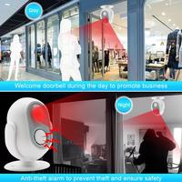 Gambar Daytech Selamat Datang Sensor Gerak Otomatis Bel Sensor Pintu Masuk Toko Alarm Rumah Anti Maling W06 - HW06-2pcs dari Yumna Znn undefined 4 Tokopedia
