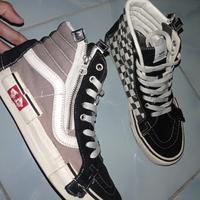Gambar Sepatu Vans SK8 Hi Cut and Paste Second Preloved Luxury Casual Thrift Thrifting dari asbrand thriftshop undefined 1 Tokopedia