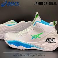 Gambar Sepatu Asics Nova Surge 2 White Green High Quality BNIB - 40 dari ABC420Sneaker undefined 1 Tokopedia