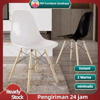 Gambar PiPi Furniture Kursi Eames / Kursi / Kursi Belajar/ Kursi Kantor / kursi makan / Kursi Cafe / Kursi Tamu / Kursi Outdoor / Kursi Bangku Bar / Kursi Santai Kursi dari sauqi bako1 undefined 5 Tokopedia