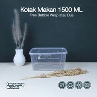 Gambar Thinwall 1500 ML Persegi / Kotak Makan Plastik 1500ML / Food Container dari Hygiene Indonesia undefined 1 Tokopedia