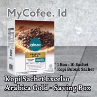 Gambar Kopi Excelso Arabica Gold- Kopi Bubuk Sachet Box dari MyCofee undefined 1 Tokopedia