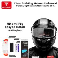 Gambar Pinlock Anti Fog Helm Merk MOTOWOLF Anti Embun Universal Helm Premium dari klook store undefined 1 Tokopedia