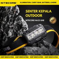 Gambar Senter Kepala Nitecote Headlamp LED Trail Run Running Adventure Waterproof Tahan Air Super Terang MCT UHE 3in1 Color 600 Lumens - HA23 UHE - Black Rock dari NITECORE STORE ID undefined 1 Tokopedia