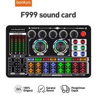 Gambar Soundcard F999 Sound Card Bluetooth Compatible External Wireless Dj Mixer Pengurangan Kebisingan Untuk Streaming Langsung Termurah Ready Terbaik dari SekaiCell undefined 3 Tokopedia