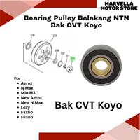 Gambar Laher Bearing Pulley Belakang NTN & Bak CVT KOYO Aerox N Max Mio M3 Lexy Fazzio Filano - Pulley+Bak dari marvella motor store undefined 3 Tokopedia