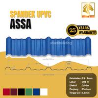 Gambar Atap Spandek UPVC ASSA Warna Merah - Atap Dingin Peredam Panas dan Suara - 1,5mm dari Abadi Material Building undefined 4 Tokopedia