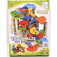 Gambar [ BARU ] Mainan Balap Kelereng , TRACK MAZE TOY BRICKS MARBLE RACE RUN - 180PCS dari Rum@h Kentang undefined 4 Tokopedia