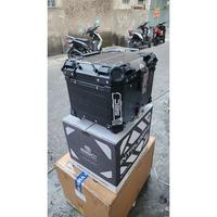 Gambar Box Motor Belakang SEC Intruders + Bracket Dudukan / Behel X3 Racing untuk Yamaha Nmax Turbo - Paket Komplit Touring dari N.S Variasi undefined 3 Tokopedia