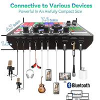 Gambar Sound Card F999 Soundcard Bluetooth Compatible External Wireless Pengurangan Kebisingan Termurah Ready Terbaik - V8S dari SekaiCell undefined 1 Tokopedia