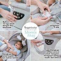Gambar SWING BED MOMS  HUG AUTOMATIC BABY/ AYUNAN BAYI/ BOUNCER | SUGAR BABY - GREY, PLASTIK dari Varia baby shop undefined 4 Tokopedia