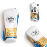 Gambar NO BOXING NO LIFE BOXING TRAINING GLOVES  / SARUNG TINJU BOXING - Yellow Black White, 12 oz dari Jakarta Boxing INA undefined 4 Tokopedia