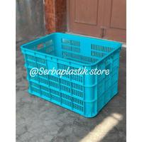 Gambar Keranjang JUMBO TEBAL container industri / rak susun keranjang serbaguna krat kokoh perkakas sparepart panda / krat 1035 keranjang buah sayur m / container susun serbaguna / container bunga / keranjang kopra / pangkis / keranjang tebal kuat / krat buah - Pendek dari Sukses Jaya Tokoo undefined 2 Tokopedia