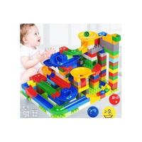 Gambar [ BARU ] Mainan Balap Kelereng , TRACK MAZE TOY BRICKS MARBLE RACE RUN - 180PCS dari Rum@h Kentang undefined 2 Tokopedia