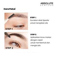 Gambar Absolute New York Master Stroke Brow Marker - Dark Brown dari Absolute New York undefined 4 Tokopedia