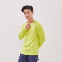 Gambar [Special Price] KOZE Premium Comfort Long Sleeve - Kaos Polos Lengan Panjang SALE - Neon Yellow, S dari koze shop undefined 3 Tokopedia