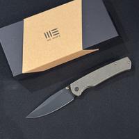 Gambar WE KNIFE Evoke Thumb Stud & Front Flipper Knife Titanium Handle (3.48" CPM 20CV) WE21046-2  , not spyderco, microtech, benchmade, cold steel, zero tolerance, kershaw dari ManCave8 undefined 4 Tokopedia
