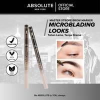 Gambar Absolute New York Master Stroke Brow Marker - Dark Brown dari Absolute New York undefined 1 Tokopedia