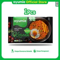 Gambar Ayumie Min Instan Goreng Berbumbu Rasa Ayam - Mie Sehat Ayumie rasa ayam -  rasa pedas korea (Rendah Kalori Non MSG)- AURUM - Pedas Korea dari Tazzadinaturale undefined 1 Tokopedia
