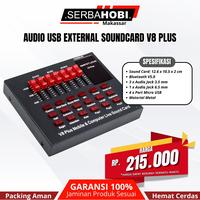 Gambar Sound Card Bluetooth USB External Live Mic Headset - V8 Plus dari Serba Hobi Makassar undefined 1 Tokopedia