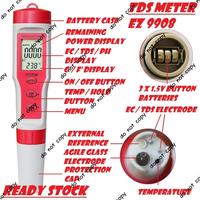 Gambar PH TDS EC TEMP Meter Water Quality Tester 4 in 1 Function EZ-9908 dari Alat Ukur Dan Repeater undefined 2 Tokopedia