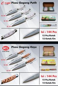 Gambar pisau dapur merek elight e light seri bagus ( gagang plastik anti lepas anti patah) ukuran 12.5 sd 17.5 cm ) kode 105 sd 107 atau kayu seri 925 sd 927 - 925 12.5 cm dari Budhi bandung cibadak undefined 1 Tokopedia