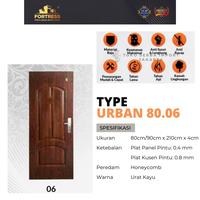 Gambar Pintu Kamar | Pintu Rumah Baja Fortress 80x210 & 90x210 - URBAN 80.06 - Putih, 80x210 dari Toko Serba Import Tangerang undefined 2 Tokopedia