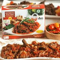 Gambar [Terlaris] Restu Mande Dendeng Sapi Balado Dendeng Kemasan 300 gram dari Pojoklanting Shop undefined 5 Tokopedia